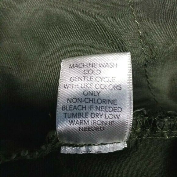 Christopher Banks Green Comfort Waist Stretch Straight Leg Casual Pant Women 16S - Picture 11 of 13